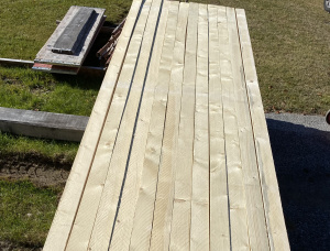 28 mm x 145 mm x 4000 mm KD R/S  European spruce Lumber