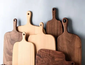 Red Oak Rectangular Wood Cutting Board 290 mm x 180 mm x 30 mm
