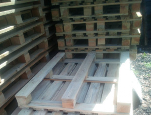 Besondere Verwendung Palette Waldkiefer 1200 mm x 1000 mm x 145 mm