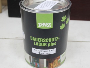 Натуральное масло для обработки древесины снаружи PNZ