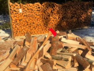 Kammergetrocknetes Kaminholz 200 mm x 330 mm