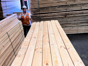 38 mm x 150 mm x 4000 mm KD R/S Heat Treated Taeda Pine Lumber
