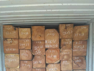 100 mm x 1000 mm x 270 mm AD S2S Pressure Treated Teak Lumber