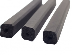 Hardwood Charcoal Briquettes 50 mm x 200 mm x 300 mm