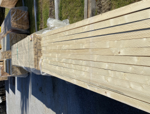 28 mm x 130 mm x 4000 mm KD R/S  European spruce Lumber