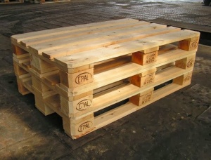 Douglas Fir EPAL Euro pallet 1200 mm x 800 mm x 150 mm