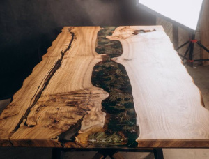 Elm Table top 50 mm x 1000 mm x 2000 mm