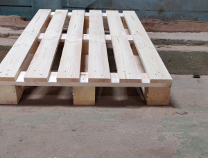 Holzpalette Espe/Zitterpappel 1200 mm x 800 mm x 144 mm