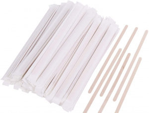 Straight Birch Wooden Ice lolly Sticks 100 mm x 10 mm x 2 mm