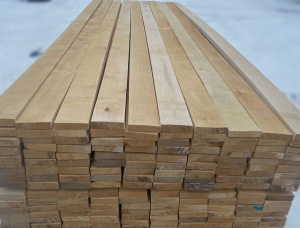 25 mm x 100 mm x 3000 mm KD R/S  Birch Lumber