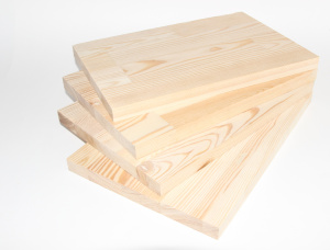 Siberian Larch Finger Jointed (Discontinuous stave) Furniture panel 20 mm x 600 mm x 4000 mm