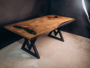 Elm Table top 50 mm x 1000 mm x 2000 mm