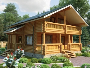 Cylinder Log Prefab Homes (Cub.Mtr)