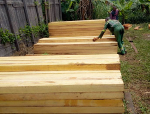 50 mm x 150 mm x 4000 mm AD S4S Pressure Treated Iroko (Mvuli, Kambala, Semli, Rokko) Lumber