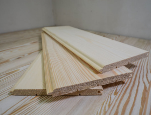KD Spruce-Pine (S-P) Blockhouse Paneling 20 mm x 146 mm x 3000 mm