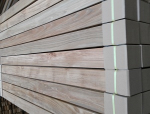 Terrassendielen Teak 15 mm x 90 mm x 3000 mm