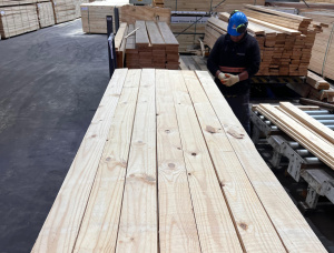 50 mm x 100 mm x 400 mm KD R/S Heat Treated Taeda Pine Lumber
