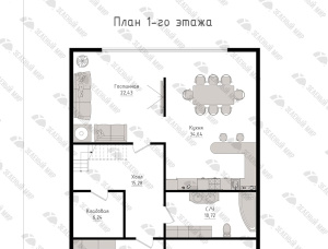 木框架房屋 云杉 - 松 220 m<sup>2</sup>