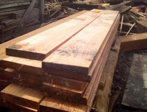 50 mm x 200 mm x 2500 mm KD S4S ACQ Treated Cherry Lumber