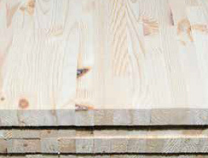 Gerade Brettschichtholz Radiata Pine 1000 mm x 40 mm x 6 m