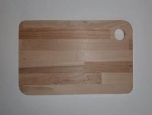 Silver Birch Rectangular Wood Cutting Board 320 mm x 200 mm x 12 mm