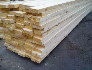 40 mm x 150 mm x 6000 mm  Eingefasstes Brett Aspe S4S KD