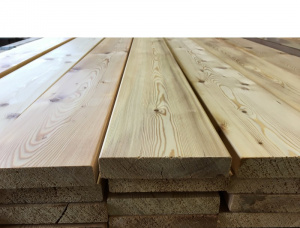 Siberian Larch Anti-slip decking KD 28 mm x 145 mm x 6000 mm