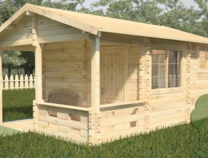 Dry Timber Wall Prefab Garden Cabins (house kits)