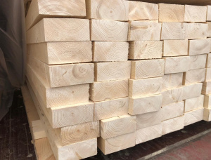 30 mm x 100 mm x 6000 mm KD R/S  European spruce Lumber