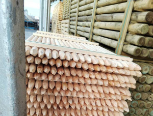 Pinus Balok bundar 50 mm x 6 m