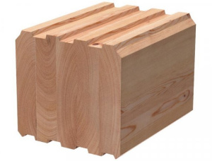 KD Swiss pine Profiled scantlings 145 mm x 150 mm x 6000 mm