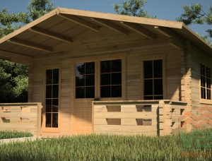 Dry Timber Prefab Garden Cabins (Design)