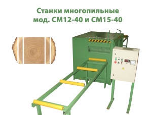 Станок многопильный СМ15-40