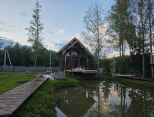 木框架房屋 西伯利亚落叶松 54 m<sup>2</sup>