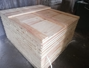 Palettenholz Aspe 22 mm x 100 mm x 12 m