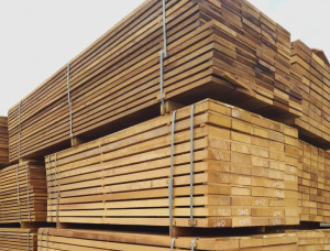 20 mm x 400 mm x 6000 mm KD S2S Pressure Treated Iroko (Mvuli, Kambala, Semli, Rokko) Lumber