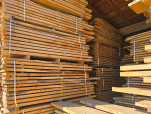 50 mm x 300 mm x 3000 mm KD White Oak Joinery Board