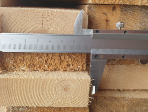 25 mm x 75 mm x 2000 mm KD R/S  European spruce Lumber