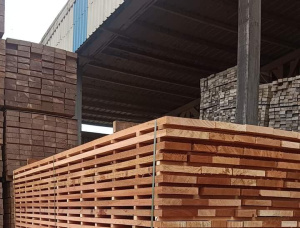 50 mm x 150 mm x 2500 mm KD S4S Pressure Treated Okoumé (Gaboon, Okaka, Azouga) Lumber