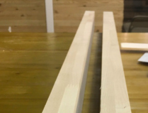 Birch Chair Legs 25 mm x 50 mm x 3000 mm