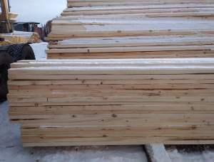 50 mm x 100 mm x 6000 mm  Eingefasstes Brett Waldkiefer S4S AD