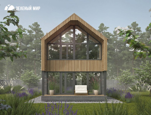 木框架房屋 云杉 - 松 97 m<sup>2</sup>