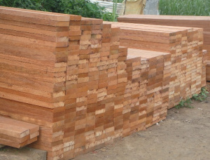 50 mm x 150 mm x 500 mm AD S4S  Bubinga (Kevazingo, Akume) Lumber