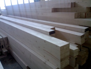 Glued beams KVH Spruce 100 mm x 230 mm x 13.5 m