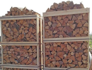 Gewürztes Brennholz Eiche 70 mm x 250 mm