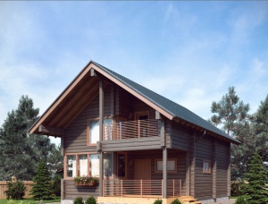 Glulam Timber Prefab Homes (Cub.Mtr)