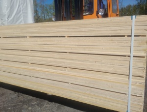 25 mm x 103 mm x 3050 mm KD R/S  Siberian spruce Lumber