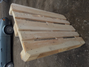 European spruce EPAL Euro pallet 1200 mm x 800 mm x 145 mm