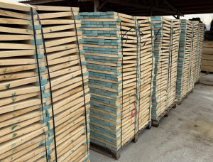 30 mm x 85 mm x 520 mm अउपचारित ओक लकड़ी