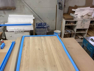 Tischplatte Eiche 40 mm x 1000 mm x 2000 mm